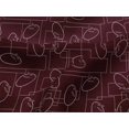thumbnail image 4 of oneOone Viscose Jersey Fabric Geometric Maze & Rabbit Animal Sashiko Print Fabric by Yard 60 Inch Wide, 4 of 5