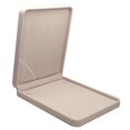 thumbnail image 2 of KLKCMS Velvet Jewelry Necklace Box Case with Lid Travel Jewelry Storage Case Beige, 2 of 6