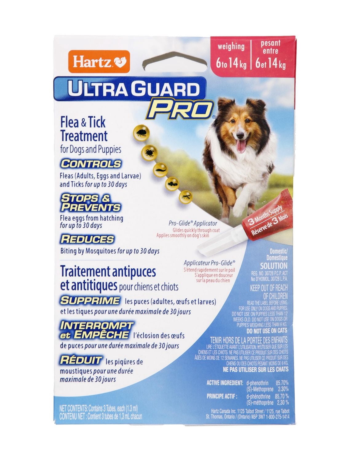 Hartz Ultraguard plus Flea & Tick Treatment for Dogs And Puppies 6 to 14 Kg