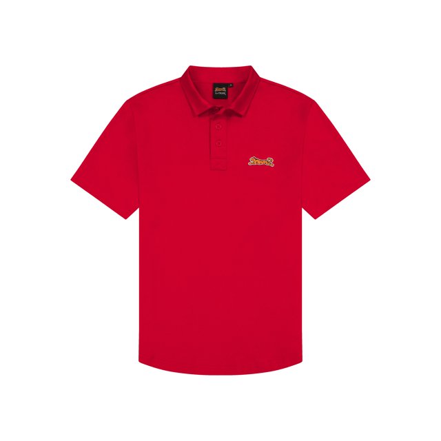 Polo Classique en Coton pour Hommes par Le Tigre - Rouge - Taille Très Grande (TG)