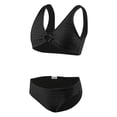 thumbnail image 1 of Girls Swimsuits 2 Piece Summer Bikini Swimwear Striped Ruffle Kids Bathing Suits 13-14 Years, 1 of 5
