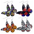 thumbnail image 1 of Boucles d'Oreilles Pendantes Forme Papillon Créatives Mode Boucles d'Oreilles Pendantes Boucles d'Oreilles Percées, 1 of 10
