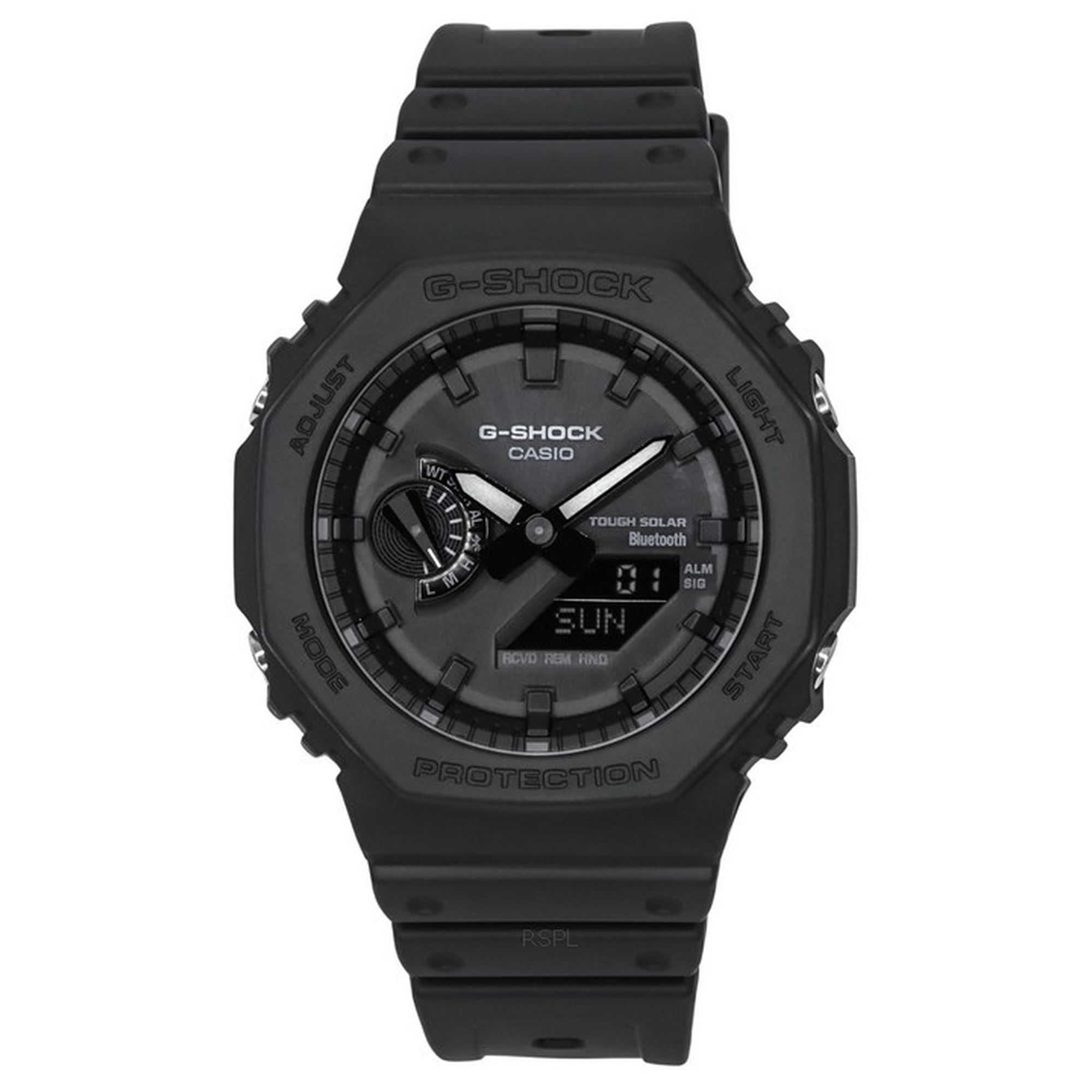 【新品/未使用】G-SHOCK GA-B2100-1A1ERブラック Casio G-Shock Mobile link Analog Digital Solar GA-B2100-1A1