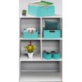 thumbnail image 4 of 7-Pack Decorative & Durable Woven Fabric Storage Baskets, Shelf & Closet Organization - Aqua, 4 of 7