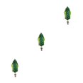 thumbnail image 4 of QualitChoice 1/2/3/5 Fish Lure Artificial Bait 8cm Workmanship Compact Size No Burrs Exquisite Rotating Lures Fishing Tackle Dark Green 3PCS, 4 of 6