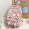 thumbnail image 4 of Sac à Dos Papillon Vert pour Filles – Grand Sac d'École avec Accessoires Pendentif Mignons, 4 of 9