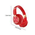 thumbnail image 3 of Meitianfacai Écouteurs à Réduction de Bruit, Basses Profondes, Longue Autonomie, Pliables, Microphone Intégré, Compatibilité Apple et Android, Écouteurs Supra-Auriculaires pour Jeux, Travail, Voyage, 3 of 8