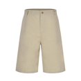 thumbnail image 4 of Men's Linen Shorts Classic Slim - Elastic Waist Summer Beach Pants, 7 Inch Inseam, 70% Rayon 30% Linen, 4 of 6