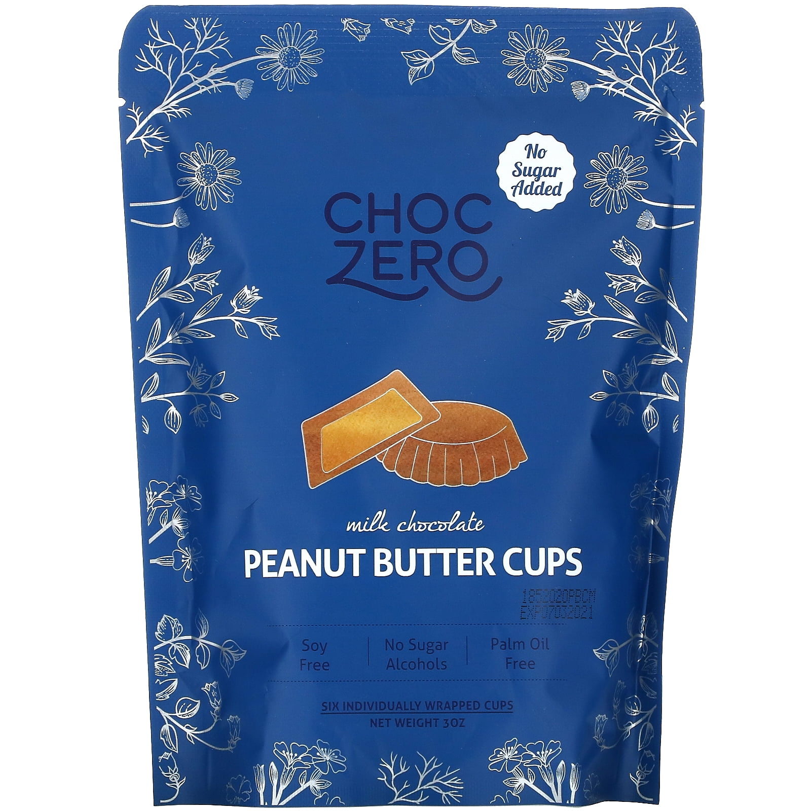 ChocZero, Milk Chocolate Peanut Butter Cups, 3 oz