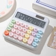 thumbnail image 1 of TopLLC Mechanical Calculator,Cute Calculator 12 Digit Display Calculator For Daily And Basic Office,Vintage Typewriter Style Solar Powered Battery Powered Calculator, 1 of 3