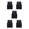 thumbnail image 3 of Youkk Classic And Versatile Dad Wear Waistcoat With Multiple Pockets Multi-pockets Dark Blue M 5Set, 3 of 6