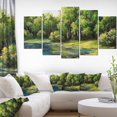 thumbnail image 1 of Impression sur toile « Summer Day Lake In Forest » Design Art, 1 of 2