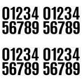 thumbnail image 1 of 4 Inch Large Size Number Stickers, 4 Sheet Self Adhesive House Numbers for Mailbox, Trash Cans - Waterproof Vinyl Numbers Sticker, for Easy Backing Peeling, Bold and Easy-to-Read House Number Labels, 1 of 9