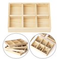 thumbnail image 3 of Thinsony Jewelry Display Tray Case Beads Holder Ladies Bangles Gemstone Stackable 6 grids 7.87x5.91x1.38 Inch 1Set, 3 of 6