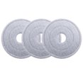 thumbnail image 1 of Microfiber Cotton Mop Head 9.65x9.65in Easy Install Machine Washable For Smooth Floors, 1 of 3