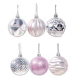 thumbnail image 4 of AMERTEER Mini Boules Suspendues en PVC Rouge Petits Ornements de Noël 12 Unités, 4 of 9