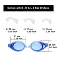 thumbnail image 2 of Customized Children Swimming Goggles Adult Waterproof Adjustable Silicone UV Protection Portable Anti-Fog Practical Professional Sports Swimming Glasses, 2 of 6