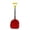 Rouge, variante sur Pelle pour Enfants à Motif d'Inscription Parent-Enfant Sports d'Hiver pour Jeux et Plage d'Hiver avec Manche en Acier Inoxydable Durable et Conception Ergonomique