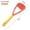 Orange, variant on Aursykel Household Kitchen Tools Potato Masher Baby Food Maker Vegetable Fruit Presser Easy Grip Handle for Mashing Beans Yams Pumpkins Suit for Home Hotel Restaurant Use