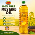 thumbnail image 2 of KTC Mustard Oil 1L –  Made from Quality Mustard Seeds, 2 of 2