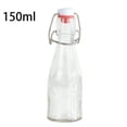 thumbnail image 1 of Snap Top Glass Bottle Caps Swing Stopper Reusable Silicone Lids for Beverage Storage Easy Clean Outdoor Picnic Kitchen Camping, 1 of 5