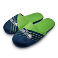thumbnail image 1 of Seattle Seahawks Big Logo Slippers, 1 of 1