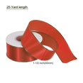 thumbnail image 2 of Unique Bargains 1 1/2 Inch 25 Yard Wide Satin Ribbon with Gold Edges Grosgrain Fabric Ribbon for Gift Wrapping, Red, 2 of 7