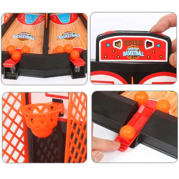 Basketball à Doigts – Mini Jeu De Table Avec Terrain, Panier Et Ballons, Pour Enfants Et Adultes, Cadeau 5-12 Ans