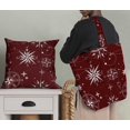 thumbnail image 5 of Soimoi Red Velvet Fabric Direction Compass Nautical Print Sewing Fabric Yard 58 Inch Wide, 5 of 5