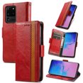thumbnail image 1 of Case for Samsung Galaxy S20 Ultra 5G Cover Leather Wallet Folio Case Book Design Flip Magnetic Closure - Red, 1 of 5
