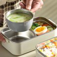thumbnail image 2 of Langgg Warm And Convenient Bento Lunch Box For Office And School Easy To Clean Portable Electric Lunch Box khaki Heating bag, 2 of 6