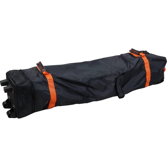 Sunnydaze Premium Pop-Up Canopy Rolling Carrying Bag - 7.25" W x 54" L x 7.25" H - 420D Polyester - Black