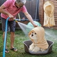 thumbnail image 4 of Amzcrzy Quick Drying Bath Towels Microfiber Dog Bathrobe Drying Pet Bath Robe Pet Super Absorbent Towel for Dogs and Cats Washable Dog Bath Towels Bathroom Organizers and Storage Bathroom Decor, 4 of 6