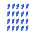 thumbnail image 3 of 20 Pcs/ensemble Couvre-Griffes pour Animaux, Clous en Résine, Capuchon de Protection, Manucure avec Colle, Fournitures pour Animaux, Bleu, m, 3 of 7