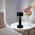 thumbnail image 2 of Bell + Howell Chelsea Table Lamp Small Cordless Touch LED Rechargeable Lamp for Bedside Desk Nightstand Midnight Black, 2 of 10