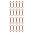 thumbnail image 2 of 20PC Common Rail Pipe Diesel Return Pipe Seal Gasket Gasket M6-M12 Copper Gasket, 2 of 10