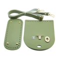 thumbnail image 1 of pitrice Crochet Bag Bottom Base Crochet Bag Set Making for Handbag Tote Shoulder Bag Light Green 18x8cm, 1 of 6
