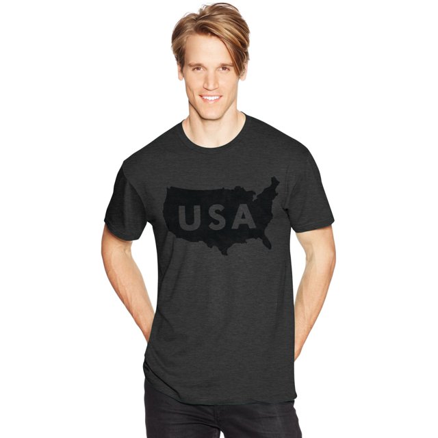 Hanes Mens Graphic Tee, 3XL, Primary