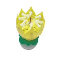 thumbnail image 2 of New Double-deck Rotating Music Lotus Flower Candle For Birthday, 2 of 3