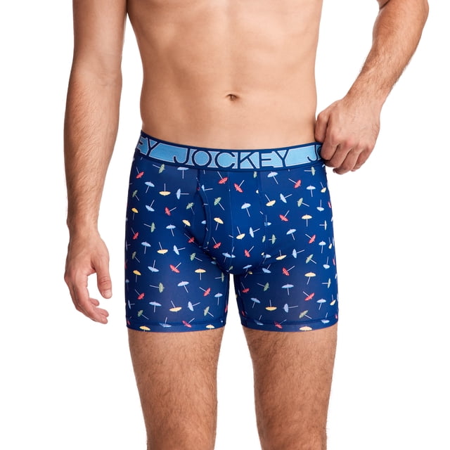 Jockey Men's Active Microfiber 5" Boxer Brief