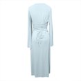 thumbnail image 5 of Yuyuzo Spring Dresses for Women 2025 Long Sleeve Crewneck Sweater Dress Ribbed Knit Flowy A Line Maxi Dresses, 5 of 5