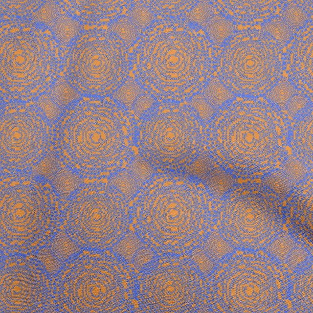 oneOone Velvet Medium Blue Fabric Block Sewing Craft Projects Fabric Prints By Yard 58 Inch Wide-RT