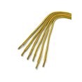 thumbnail image 3 of INSPIRE CHIC Unisex Round Rope Dual Colored Striped 1/5 Thick Boot Shoelace 120cm / 47.24" Gold Yellow Brown, 3 of 4