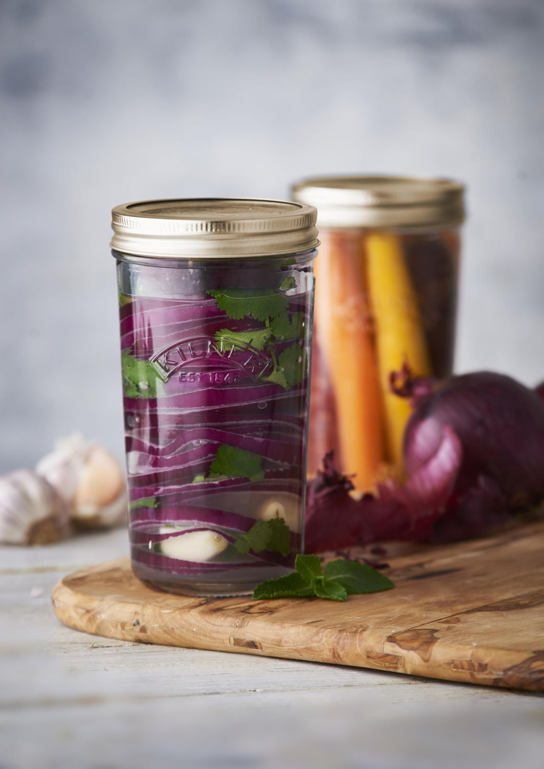 Kilner Pots Mason en verre à ouverture large avec couvercles scellés, 500ml