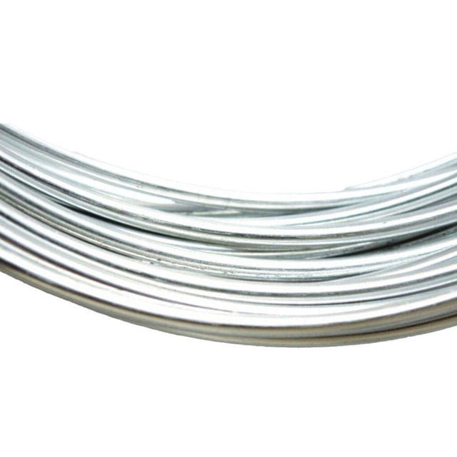 Aluminum Wire Thickness Bendable Wires Handy Installation Bike Easy to Use Handy Installation Durability Rust-proof for Crafts DIY silver