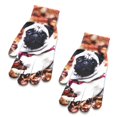 thumbnail image 3 of Coofit Winter Gloves Polyester Fiber 3D Pattern Soft Knitted Gloves Full Fingers Gloves, 3 of 4