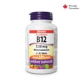 thumbnail image 1 of Webber Naturals à Libération Prolongée Vitamine B12 Méthylcobalamine 1200&nbsp;mcg, 1 of 7