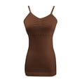 thumbnail image 4 of Dealovy Tank Tops for Women Belly Control Shapewear Seamless Body Shaper Workout V-Neck Cami Tops, 4 of 5