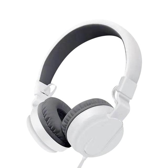 Casque de Jeu avec Microphone, Casque Lourd à Réduction de Bruit Casque de Jeu Filaire Universel Pliable, Casque de Jeu Filaire, Casque Filaire avec Microphone