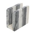 thumbnail image 1 of White & Grey Marble Napkin Holder, 1 of 3